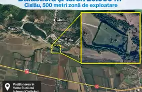 Balastieră Cislău BZ: teren 20.000 m² + istalatie Balastieră Cislău BZ: teren 20.000 m² + istalatie