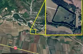 Balastieră Cislău BZ: teren 23.000 m² + istalatie