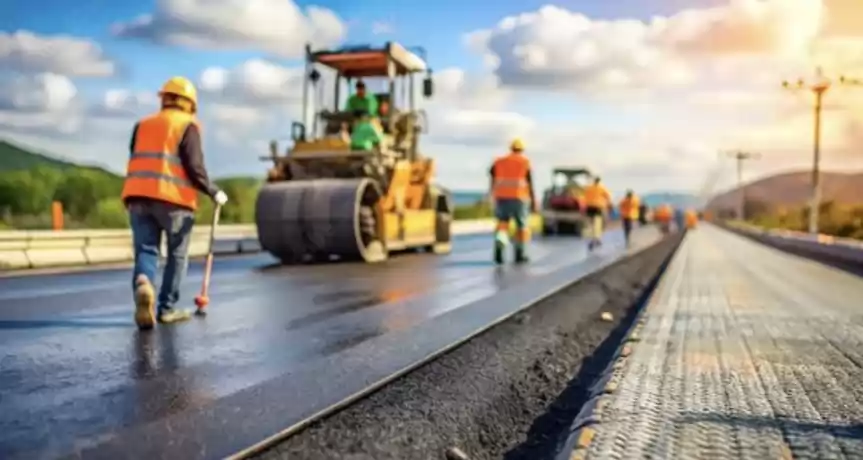 Vand firma construcții drumuri 