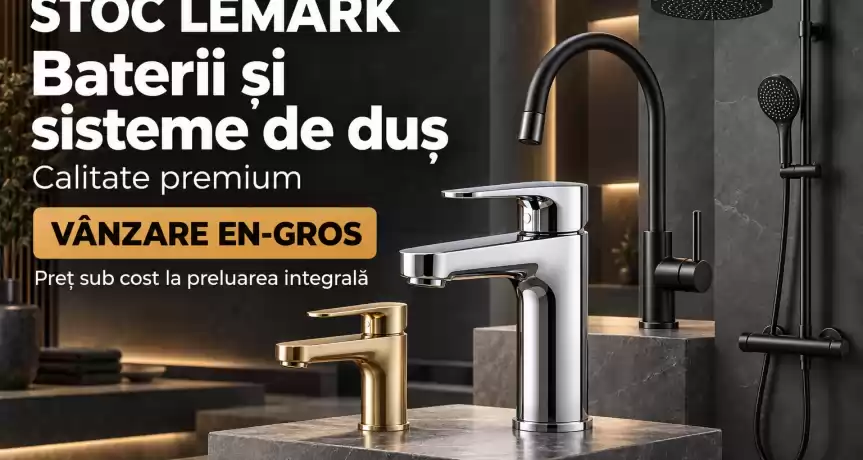 Stoc baterii și sisteme de duș premiuь - 20 EUR Stoc baterii și sisteme de duș premiuь