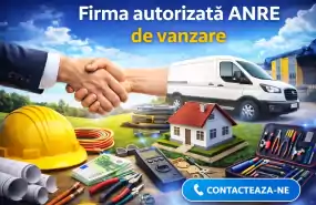 Vand firma autorizata ANRE 2B – operationala
