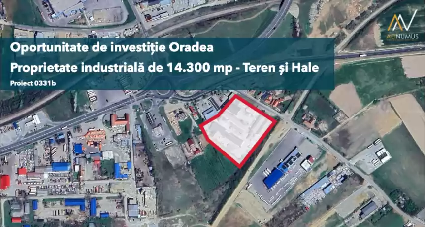 Teren si hale - Oradea - 14.300 mp