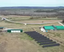 Fermă integrată de ciuperci și fabrică de compost