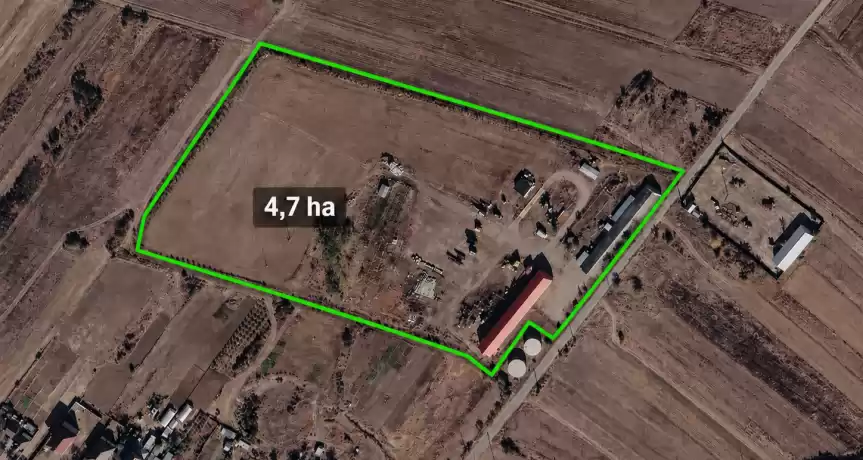 Proprietate 4,7 ha si construcții Giurgiu