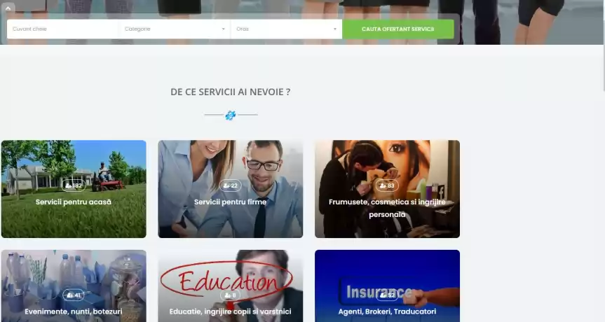 Platforma online de afaceri si servicii