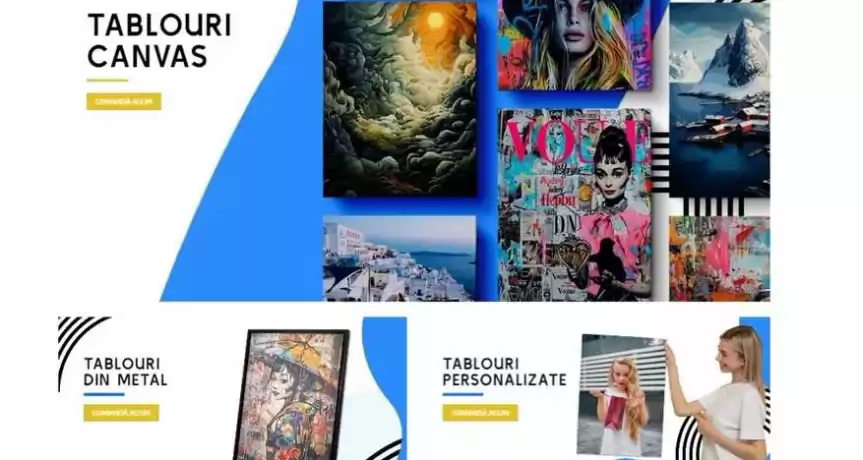 Afacere la cheie Magazin Online + Productie Tablouri