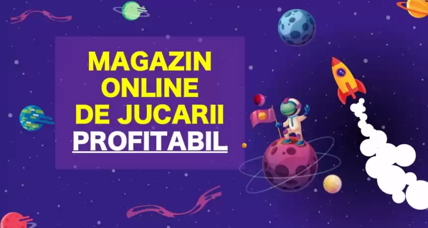 Vindem Magazin Online de Jucarii Profitabil