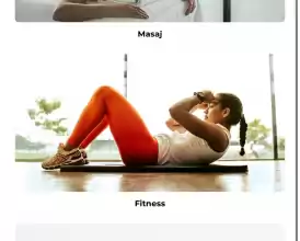 Vand aplicatie masaj si fitness la domiciliu